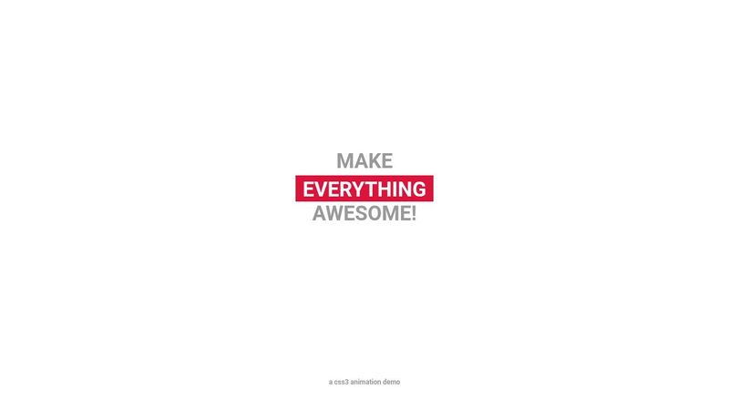 Simple CSS text animation Simple CSS text animation