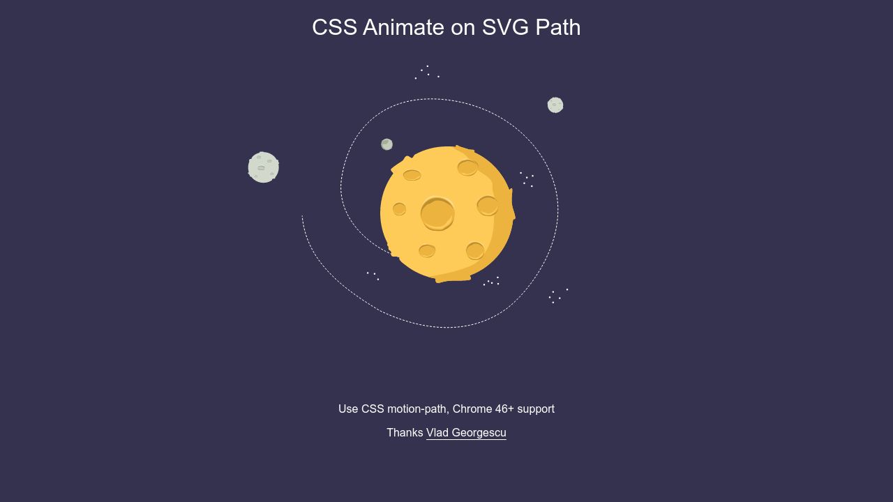CSS Animate on SVG Path