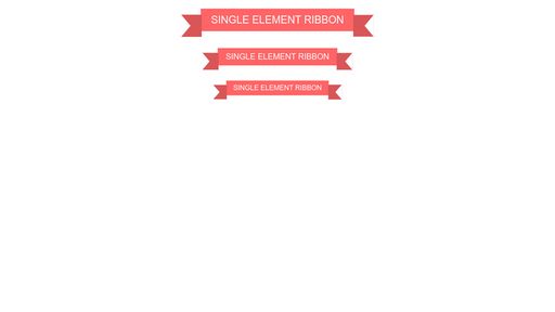 Full CSS Ribbon on 1 element - Script Codes
