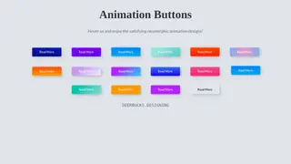 Candy Color Button Animation Candy Color Button Animation