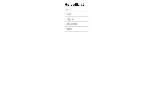 Helvetilist - Script Codes