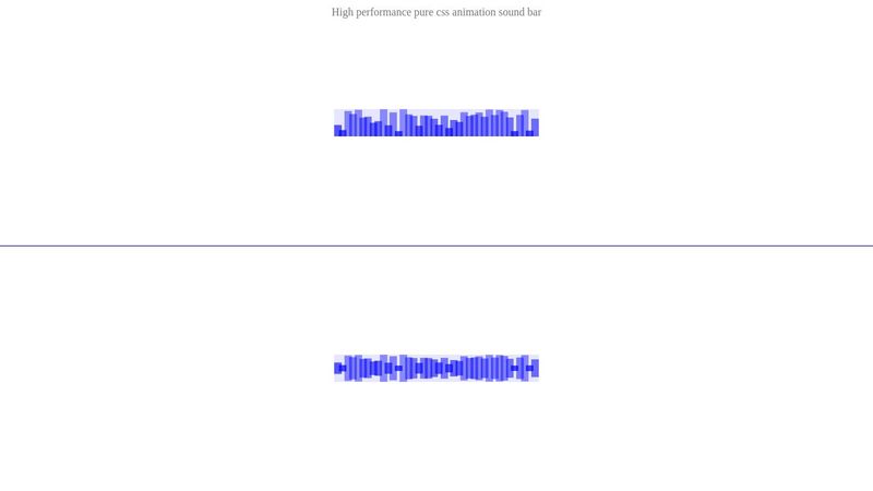 sound bar css animation