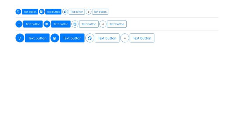 Bootstrap - circle buttons