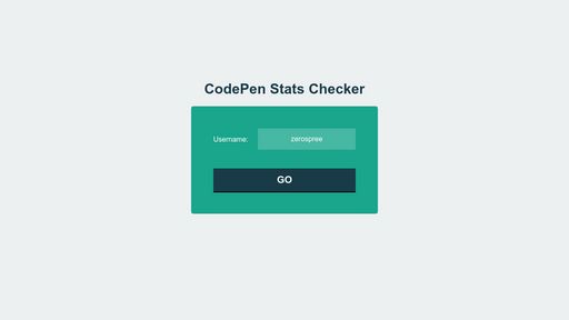 CodePen Stats Checker - Script Codes