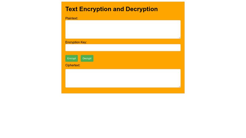 Text Encryption & Decryption