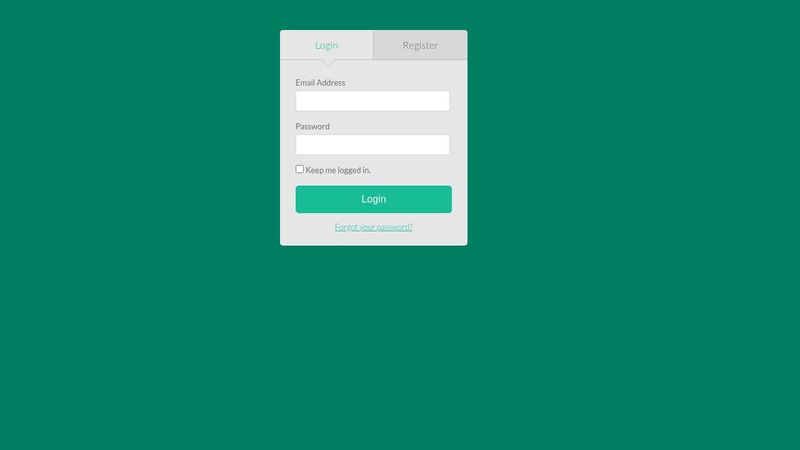 React Login Form Validation Codepen